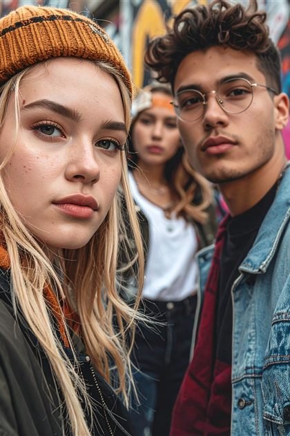 Jóvenes con looks urbanos de Confident Studio